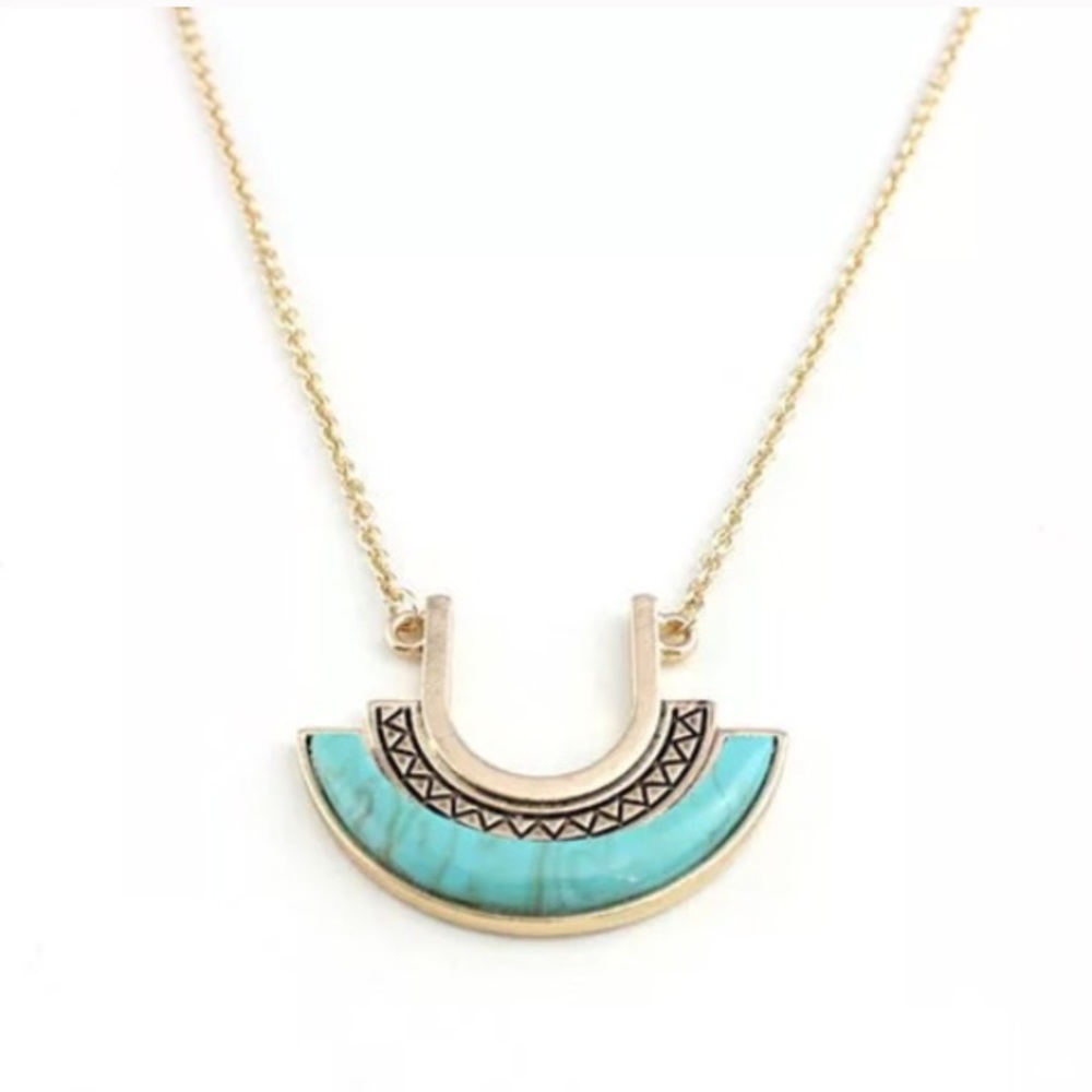 Anthropologie Crescent Necklace